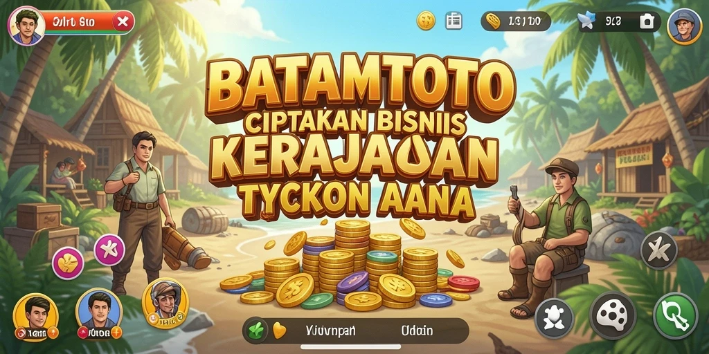 Screenshot utama BATAMTOTO menunjukkan gameplay seru dengan elemen Tycoon yang menantang.