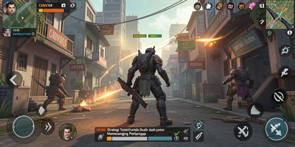 Screenshot gameplay CANVA168 yang menampilkan tindakan strategis mendebarkan.