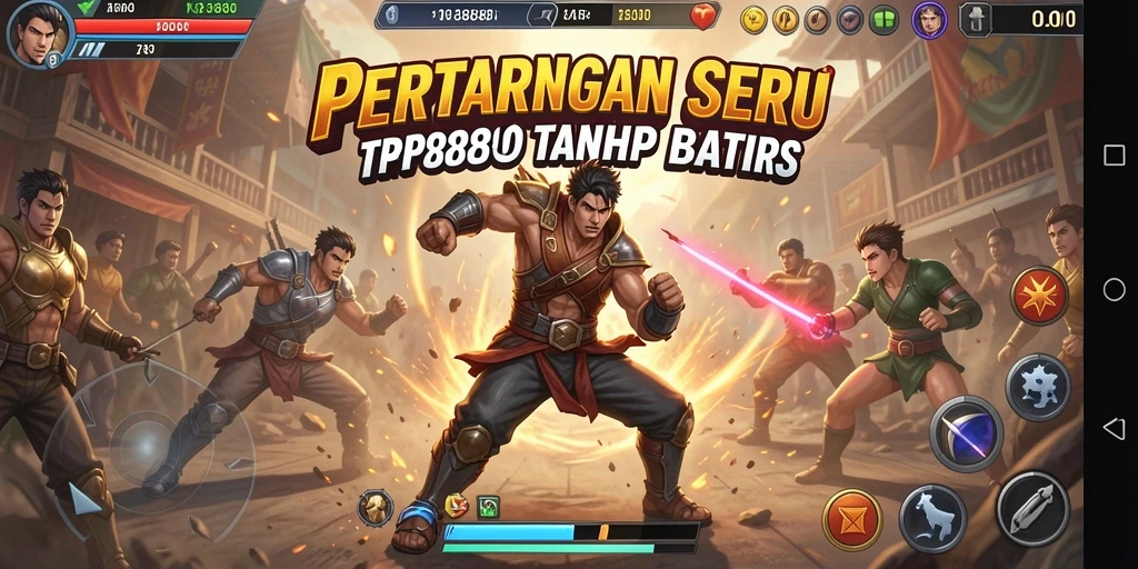 Gameplay menarik RP8888 dengan aksi pertarungan seru.